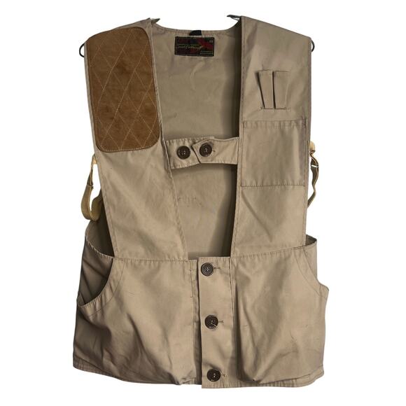 Vintage Americas Finest Sport Clothing 70s 10X Hunting Gilet Vest Size 38 Small - Picture 1 of 10